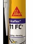 108547 SikaBond AT-Universal, Mørk grå 178,50 Patron A SIKAFLEX-11 FC+ Allsidig liming, tetting og fuging av de fleste materialer, for eksempel: tre, betong, siporex, murverk, metall, plast,keramiske