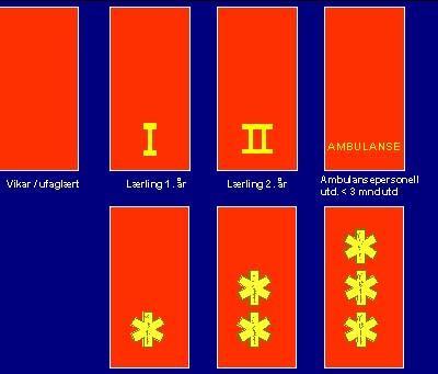 6. NASJONALE AMBULANSEDISTINKSJONER OG LINJELEDERMERKING Distinksjonene ble vedtatt på Norges Ambulansesjeflags årsmøte i august 1999.