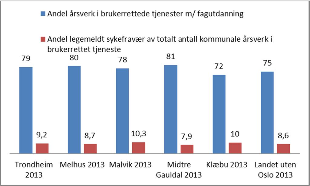 PERSONELL Differensiering av kompetanse i tjenesten? Hvordan er aldersfordelingen i personellet? Bruk av deltids stillinger?