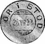 2 Type: I Utsendt 20.01.1859 STOD Innsendt Stempel nr. 3 Type: SL Utsendt 13.12.1894 Registrert brukt fra 30-8-73 BM til 30-8-96 EA Stempel nr.