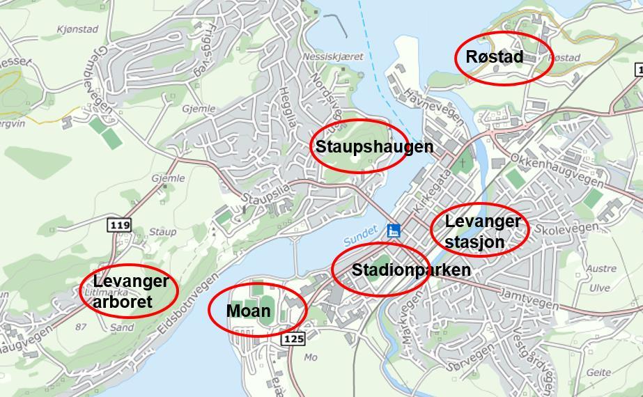 Turskiltprosjektet i Levanger sentrum Med utgangspunkt i Levanger stasjon og Stadionparken