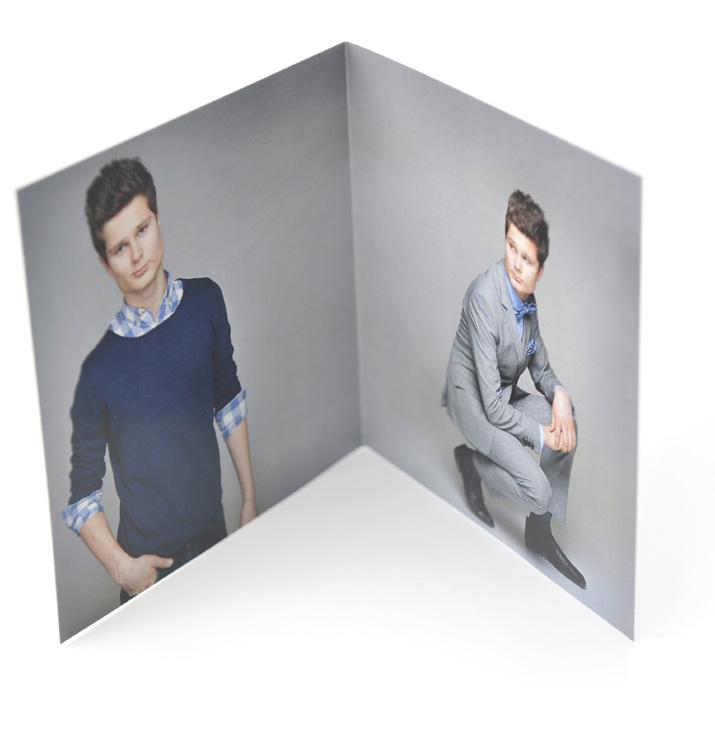 bilde Album: Sider/Størrelse Trykte designkort Fotokort m/mappe (første album) (album nr.
