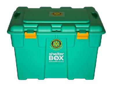 5 ShelterBOX Redningen kan være en shelterbox Ved jordskjelv, flom og krig blir mennesker fratatt det meste. Uten tak over hodet, vann, sanitærforhold og ly mot vær og vind kan sjebnen være beseglet.