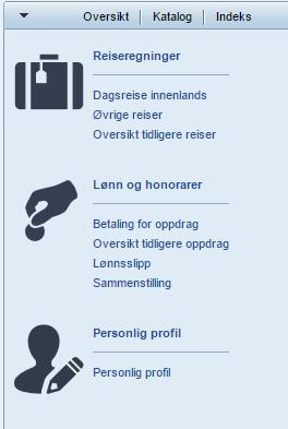 Vedlikehald av personleg profil: Dersom du endrar adresse, e-postadresse eller kontonummer, endrar de dette sjølve i portalen.