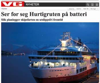 mulig. Hurtigruten har besluttet å kutte all bruk av plastposer. Dette vil spare miljøet for 4 tonn plast årlig.