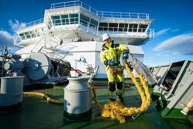 I Nord- Norge er hver fjerde person som er ansatt i maritim sektor, ansatt hos Hurtigruten.