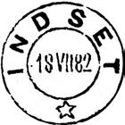 INNSET Nytt INSET poståpneri, i Kvikne herred, ble opprettet med virksomhet fra 01.07.1890, i ruten mellom Kvikne og det tidligere Indset poståpneri.