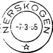 1 Type: P Utsendt febr 1944 SÆREGGAN Innsendt?? Stempel nr. 2 Type: P Utsendt okt 1946 NERSKOGEN Innsendt?