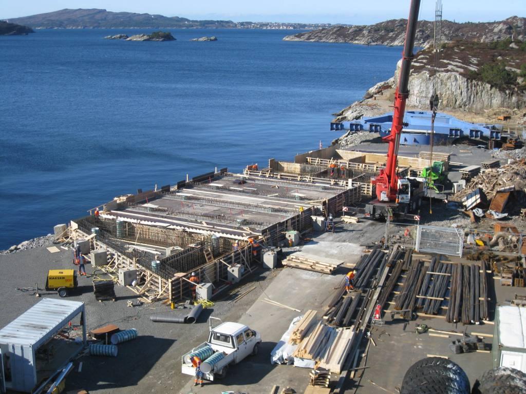 byggestedet for betongplattformer for Nordsjøen) -Flyttet til Forsand i Ryfylke i