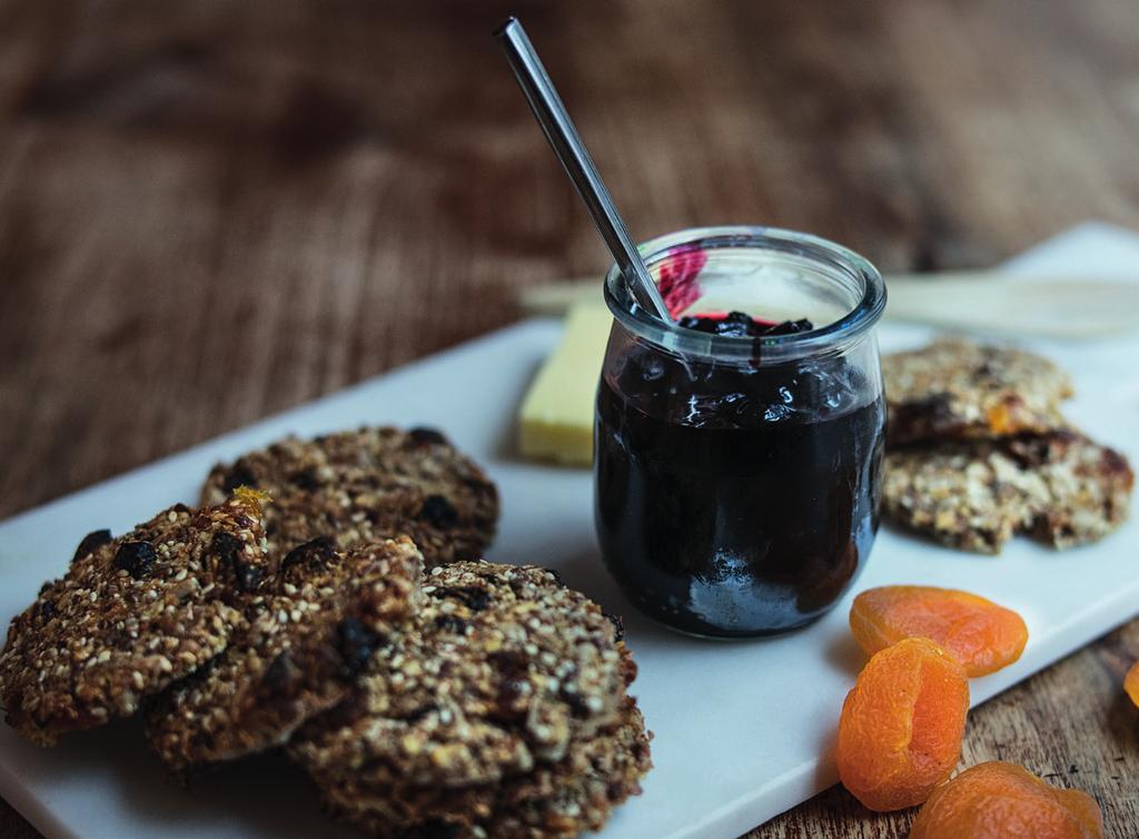 KNEKKEBRØD MED FRUKT Tid: 60 min.