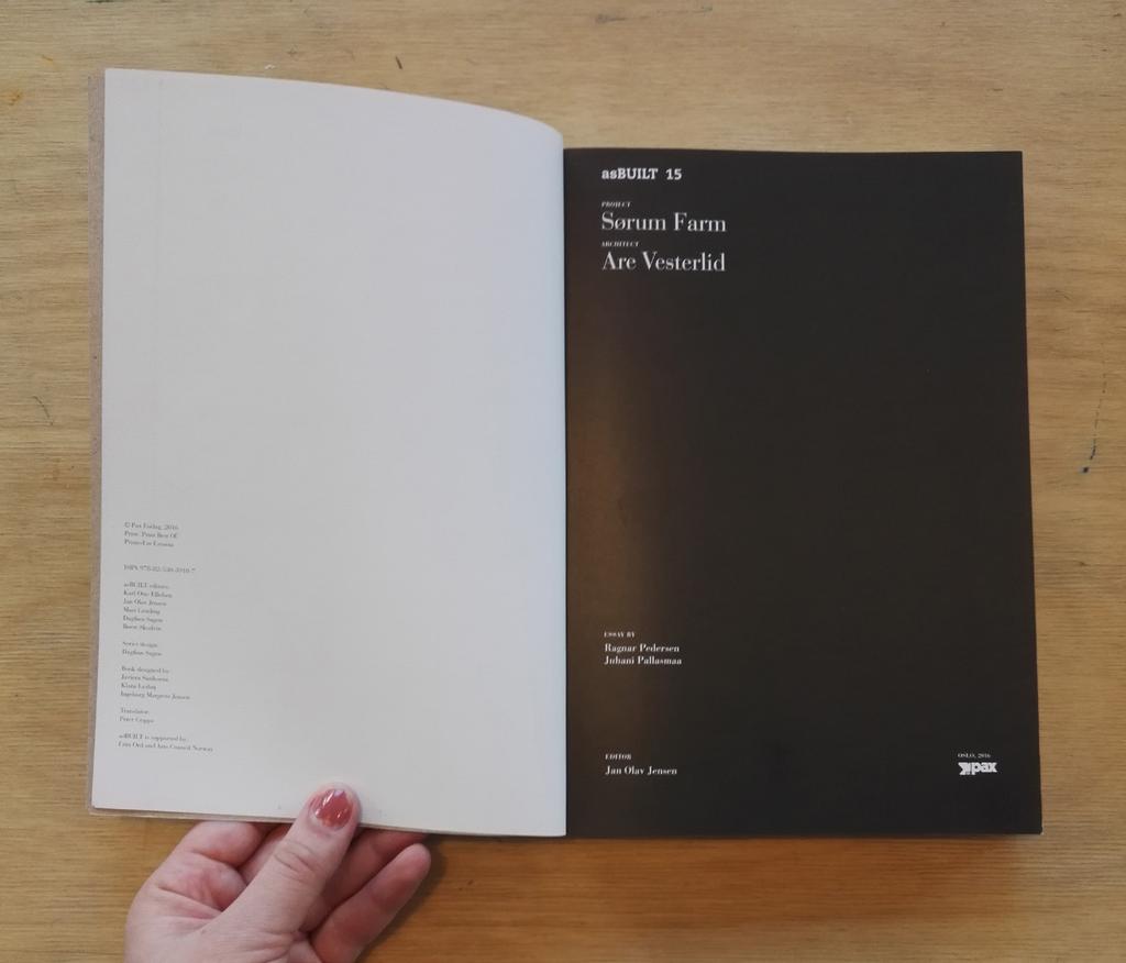 Flere arkitektkontorer i Norge lager bøker til serier og bruker en eksisterende felles manual.