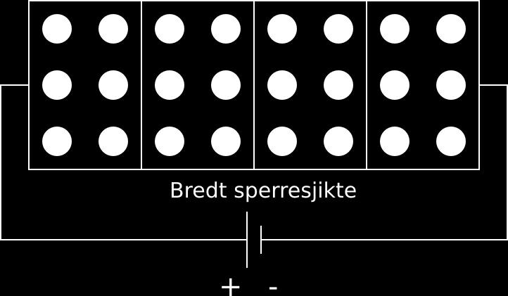 6.4 Dioder En diode er en komponent som bare leder strøm i én retning. De er beskrevet mer i tidligere seksjoner. 6.4.1 Ideell