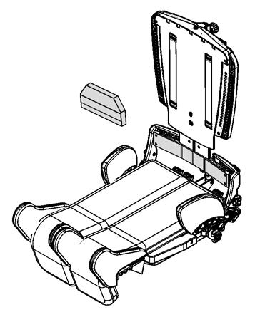 RYGGPLTE I SKUM Ryggplaten i skum kan tilpasses åpningen under stolryggen.
