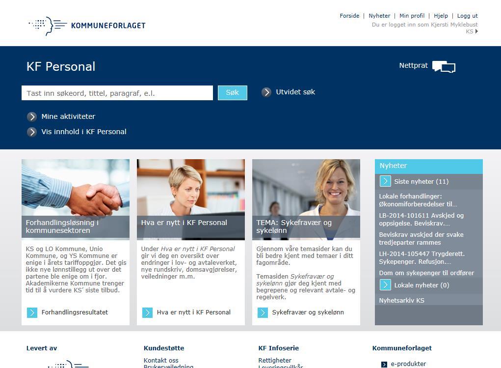 no Våre nettsider: www.ks.no/tema/arbeidsgiver.