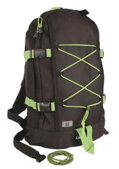 RYGGSEKK Backpack med smart design og utbyttbare stropper for variasjon.