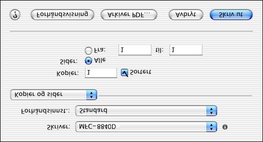 For brukere av Mac OS X Du kan sende en faks direkte fra et Macintosh -program på denne