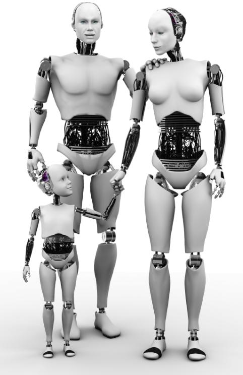 Roboter AI (kunstig intelligens) Robotics (RPM) - overtar rutineoppgaver i større virksomheter AI -