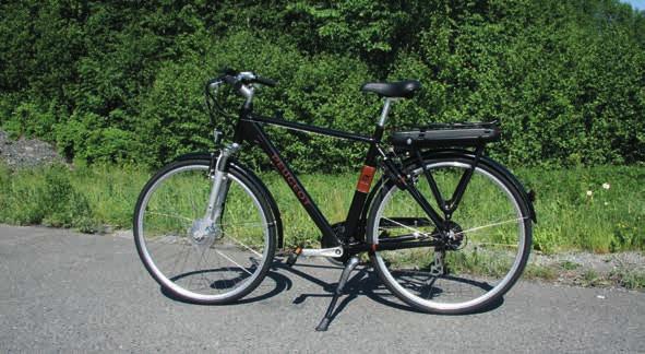 Merke: Cycleurope E-going Max fart: 25 km/t Kjøremodus: 3 moduser Batteri: Merke:
