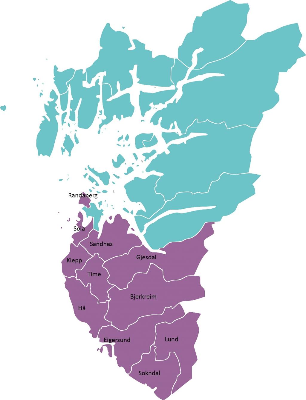 Organisering av kommunesamarbeidet: Sola kommune er søkerkommune, og har ansvar for prosjektledelse.