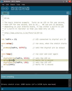 Arduino can sense the environment by receiving input from a variety of sensors and can affect its surroundings by