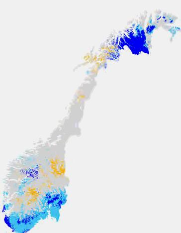 I år er det normale forhold i store deler av landet, med unntak av Nordland hvor grunnvannstander er noe lavere enn normalt.