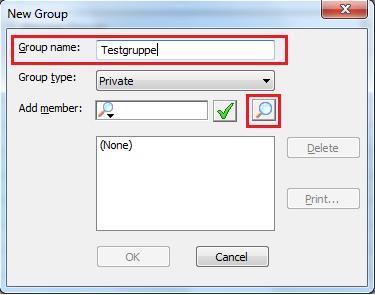 Slik gjør man det: Trykk på fanen Tools -> Manage Groups Trykk på New