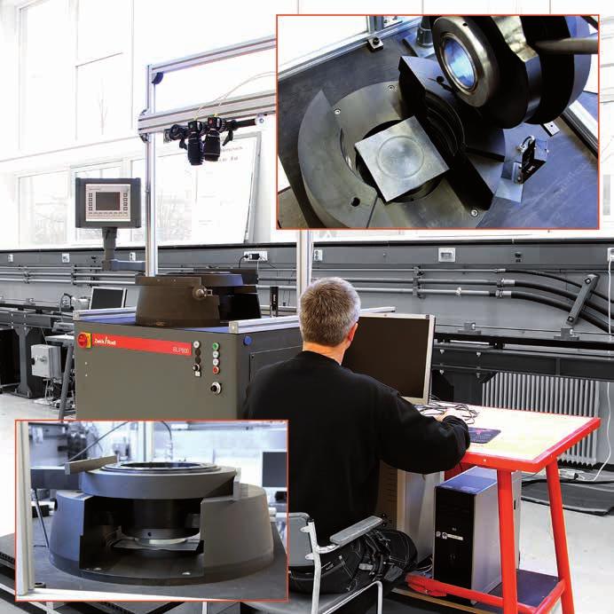 SIMLab Centre for Research-based Innovation Component and structural testing Sheet metal testing machine (BUP 600) This fully PC-controlled multi-purpose hydraulic sheet metal forming machine, see