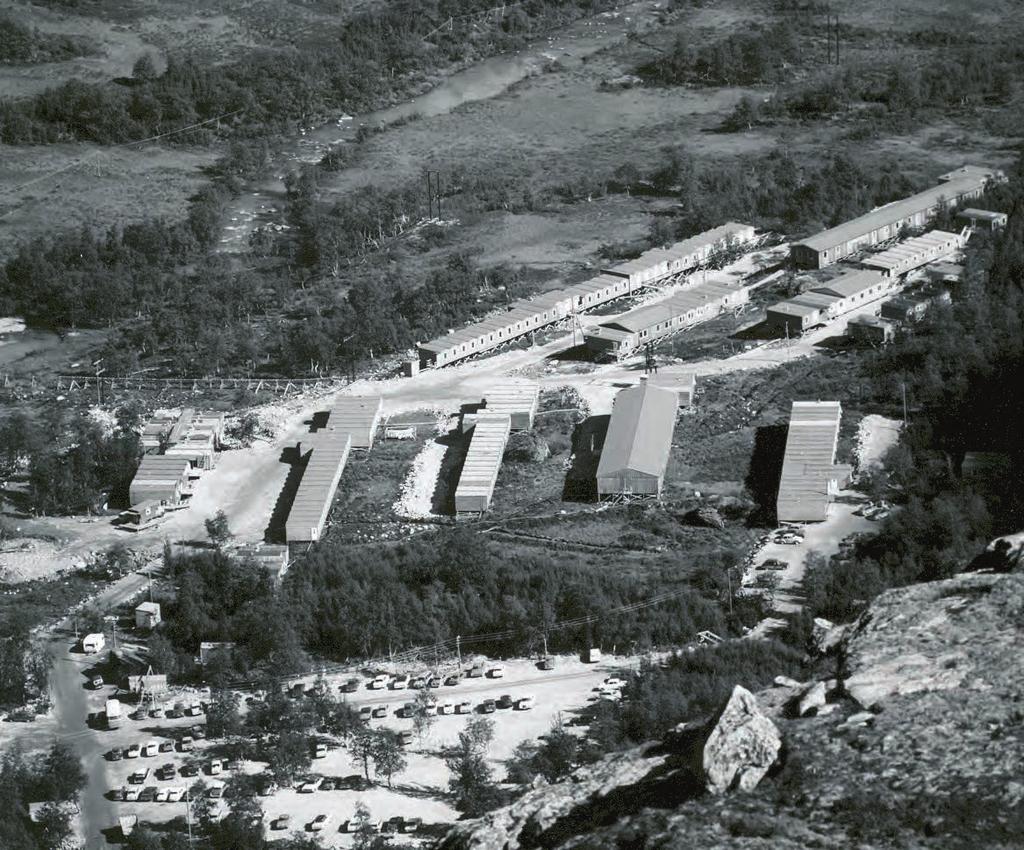 Administrasjonssenteret til Oslo Lysverker legges til Vassbygdi. Bildet er fra byggingen 1974. 12.