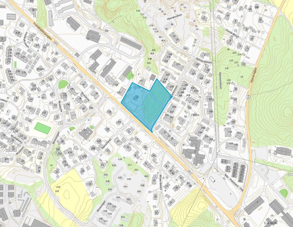 Side 2 av 10 1 INNLEDNING I forbindelse med planlagt utbygging av boliger på Dal i Eidsvoll kommune, er Asplan Viak AS engasjert for å utføre en støyvurdering.