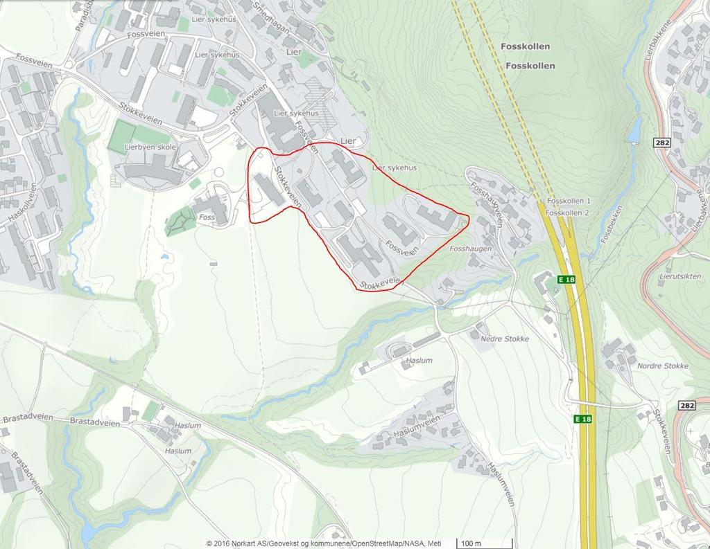 1 Innledning I forbindelse med detaljregulering av tidligere Lier sykehus i Lier kommune til en utbygging av boliger er Multiconsult ASA engasjert for å utføre en innledende geoteknisk vurdering inkl.