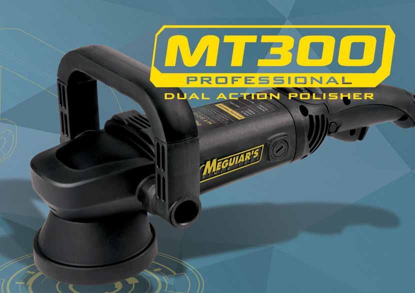 MT300 DA POLISHER Et hastighetsområde mellom 3000 og 7500 OPM gir maksimal kontroll og kvalitet på arbeidet.