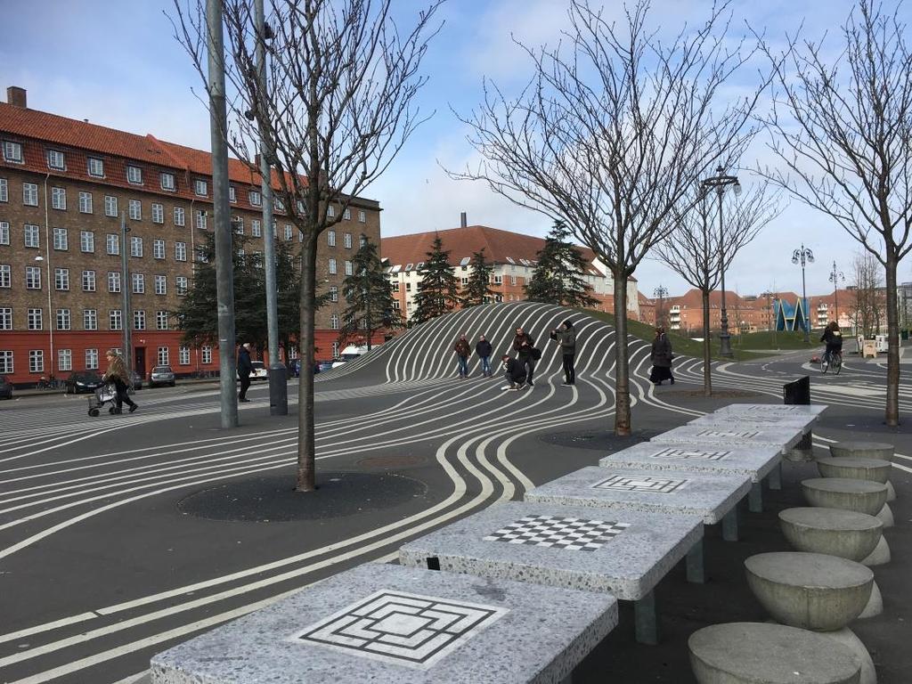 Andre prosjekter i København Ved hjelp av sykler kom vi oss raskt og effektivt rundt i København.