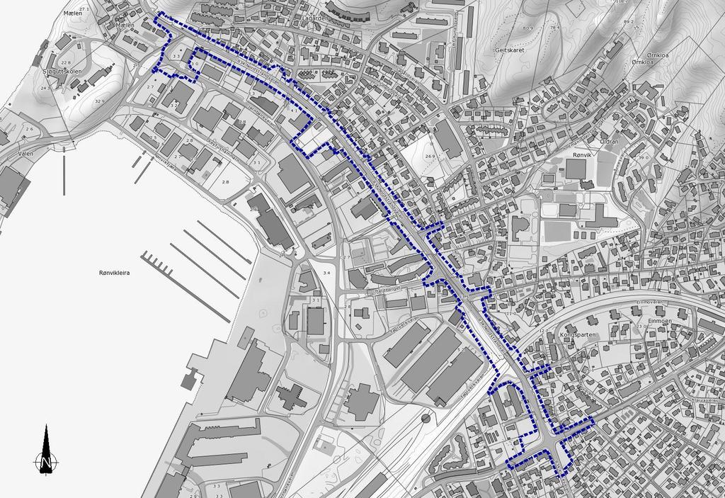 4.2 Målsetting for planarbeidet Bypakke Bodø har konkretisert følgende målsettinger for hvordan trafikken og bydelen skal utvikles gjennom utbedring av Nordstrandveien: Ei trafikksikker gate med