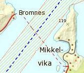 Mikkelvik - Bromnes (Fv 302) Krysser