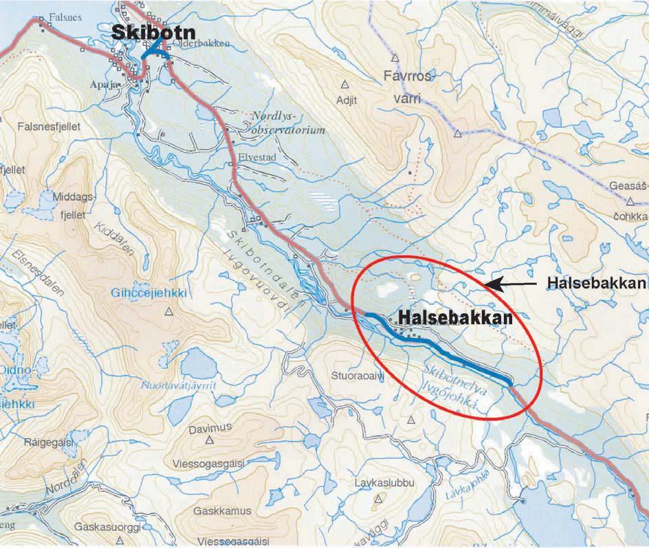 Handlingsprogram riksveginvesteringer Region nord E8 Riksgrensen - Skibotn (Troms) Del I: Nytt kryss E6/ E8, ca. 6,9 km ny veg, ny bru ca.