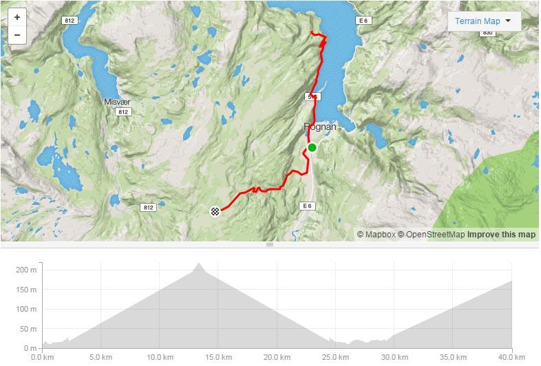 Etappe 14 fellesstart, Nerauran-Skipmannvikfjell-Trollhaugan, tirsdag 6.sep 2017, kl 1730 Nerauran rasteplass.