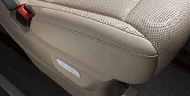 44 Komfortsone I V-Klasse sitter føreren og passasjeren foran i ergonomiske komfortseter.