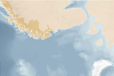 20 E 30 E 40 E Figur 2-12. Geografisk fordeling av henholdsvis sjøliljer (venstre) og tre svamptyper i Barentshavet. Kilde: HI (Fosså (red), 2012). og vinteren.