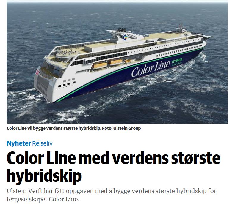 Verdens største hybridskip ferdig