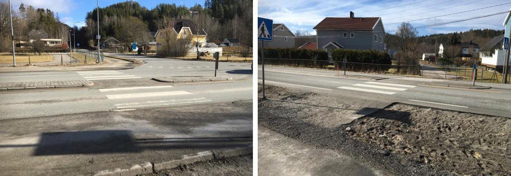 6 Forhold for gående og syklende I dag er det en gruslagt gang- og sykkelvei (egentlig en del av Gamle Kongevei) rett øst for Risum videregående skole.