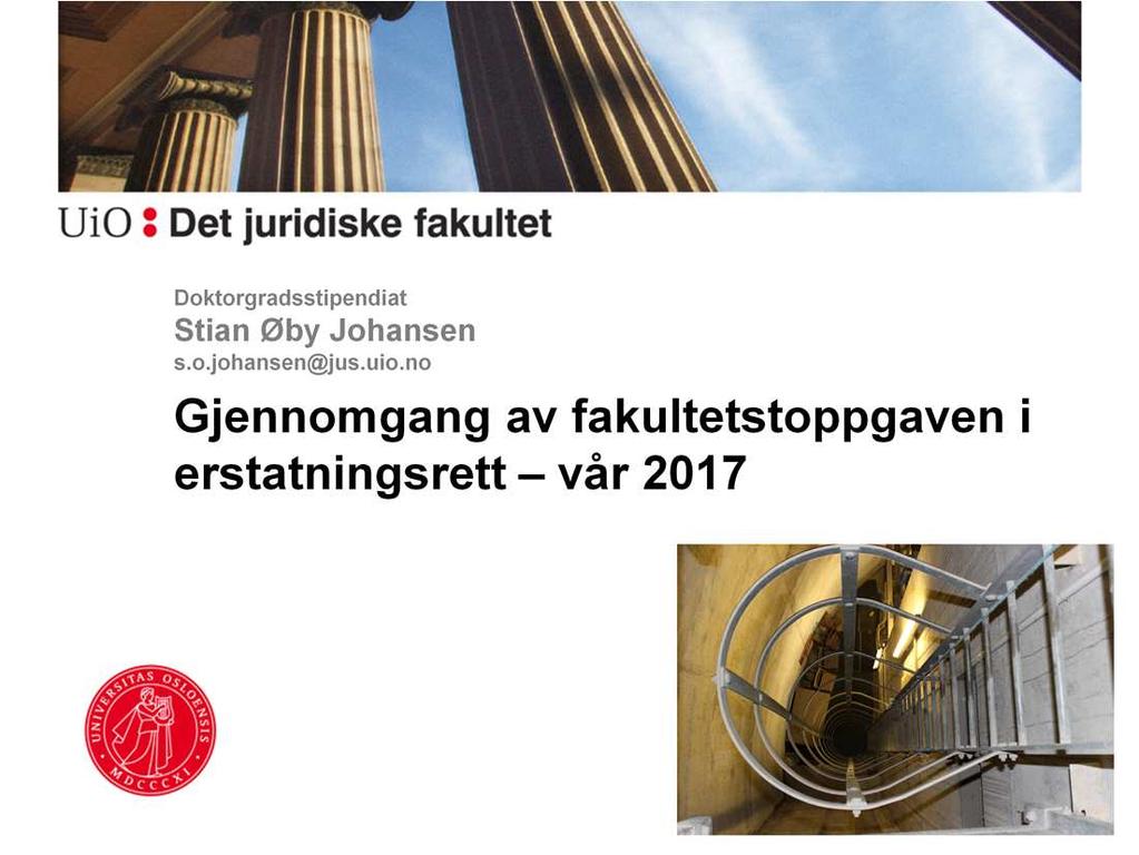 Foilene m/kommentarer legges ut på semestersiden. Anbefaling: Følg med her, ikke noter så tastene spruter. Ha egen oppgave m/mine kommentarer oppe når vi går gjennom.