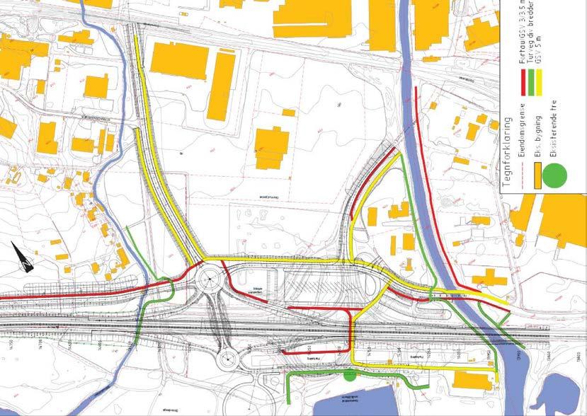 Vesentlig standardheving for gående og syklende Mer G/S-veger Bredere G/S-veger Bredere kulvert