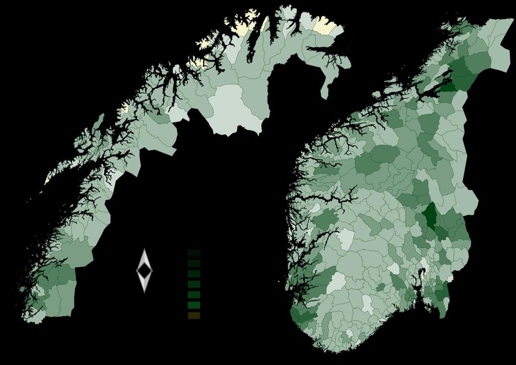 bøndene kommer fra hele landet