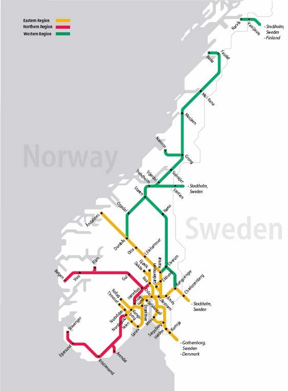 Godsstrømmer knyttet til Trøndelag