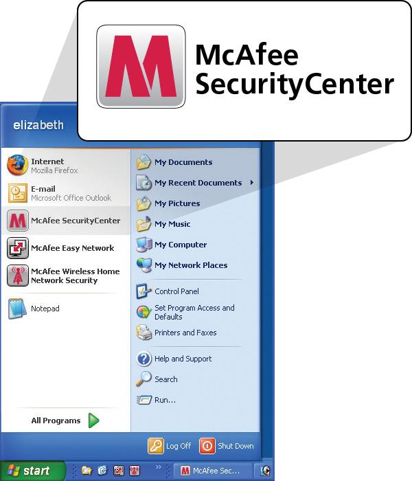 Bruke produktet Etter installering starter McAfee-programmene automatisk og kjører i bakgrunnen.