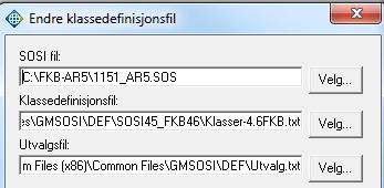 Ved lokal installasjon ligger riktig klassefil på C:\Program Files (x86)\common