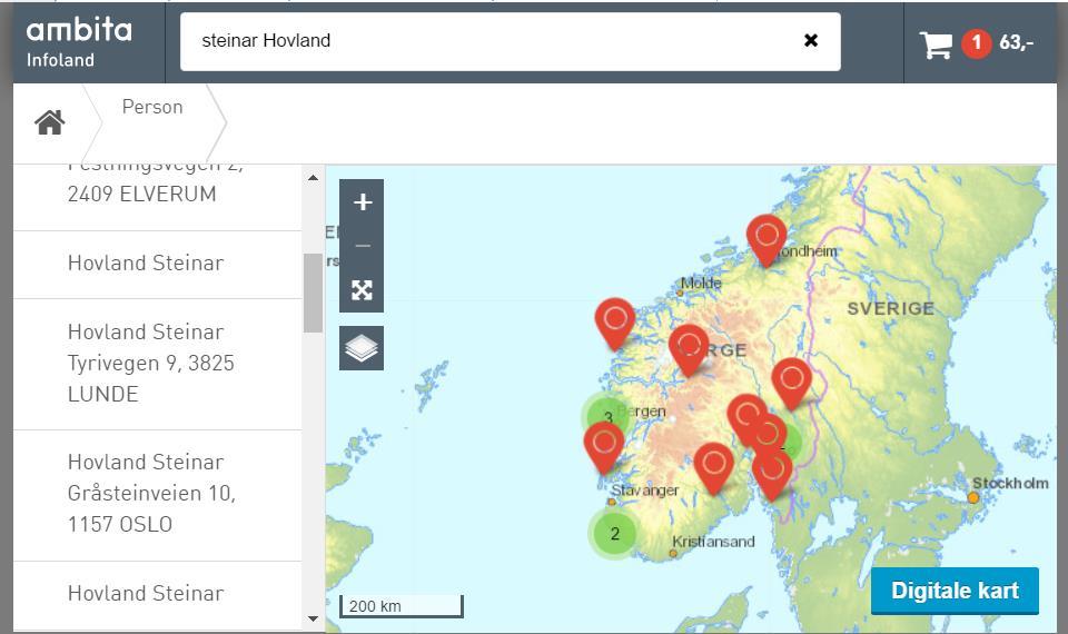 Søk etter forvaltnings-/borettslagsprodukter Fyll inn navn eller personnummer til eier av