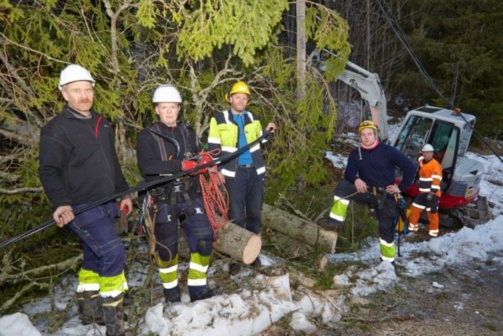 Sikker strømforsyning til våre kunder - døgnet