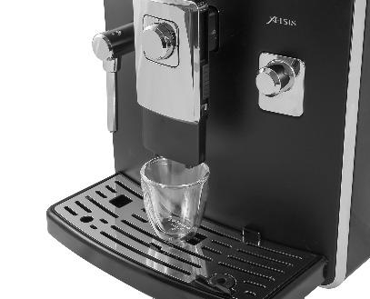 15 UTTAK AV DRIKK MED FORHÅNDSMALT KAFFE Maskinen gjør det mulig å bruke forhåndsmalt og dekaffeinert kaffe.