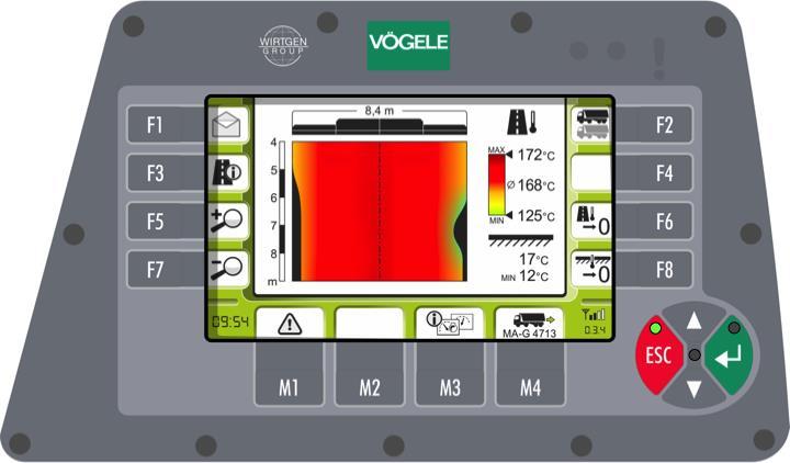 VÖGELE RoadScan : Infra-rød modul for å øke